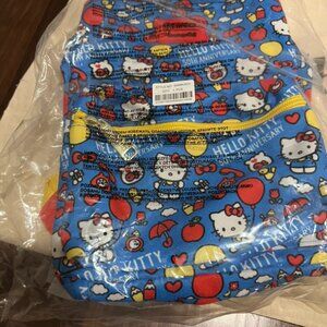 Sanrio Hello Kitty 50th Anniversary All-Over Print Nylon Square Mini Backpack